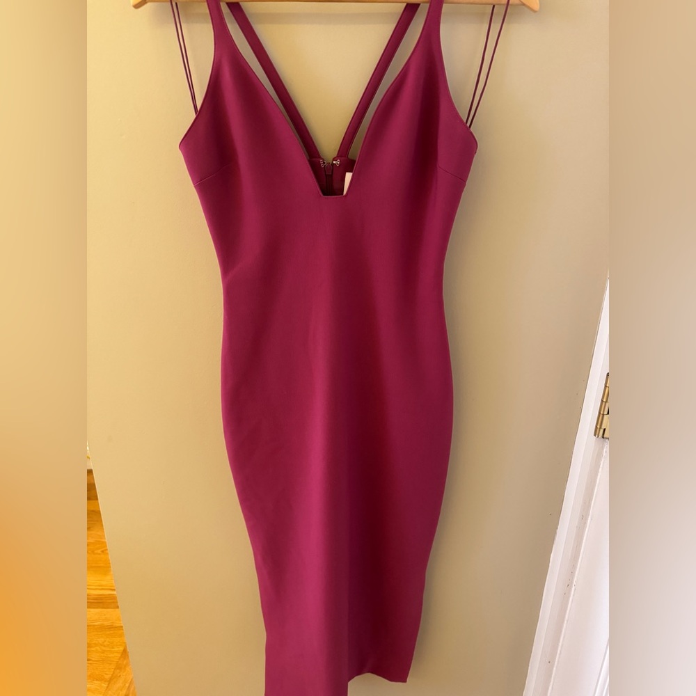 Cinq à Sept magenta Dress
